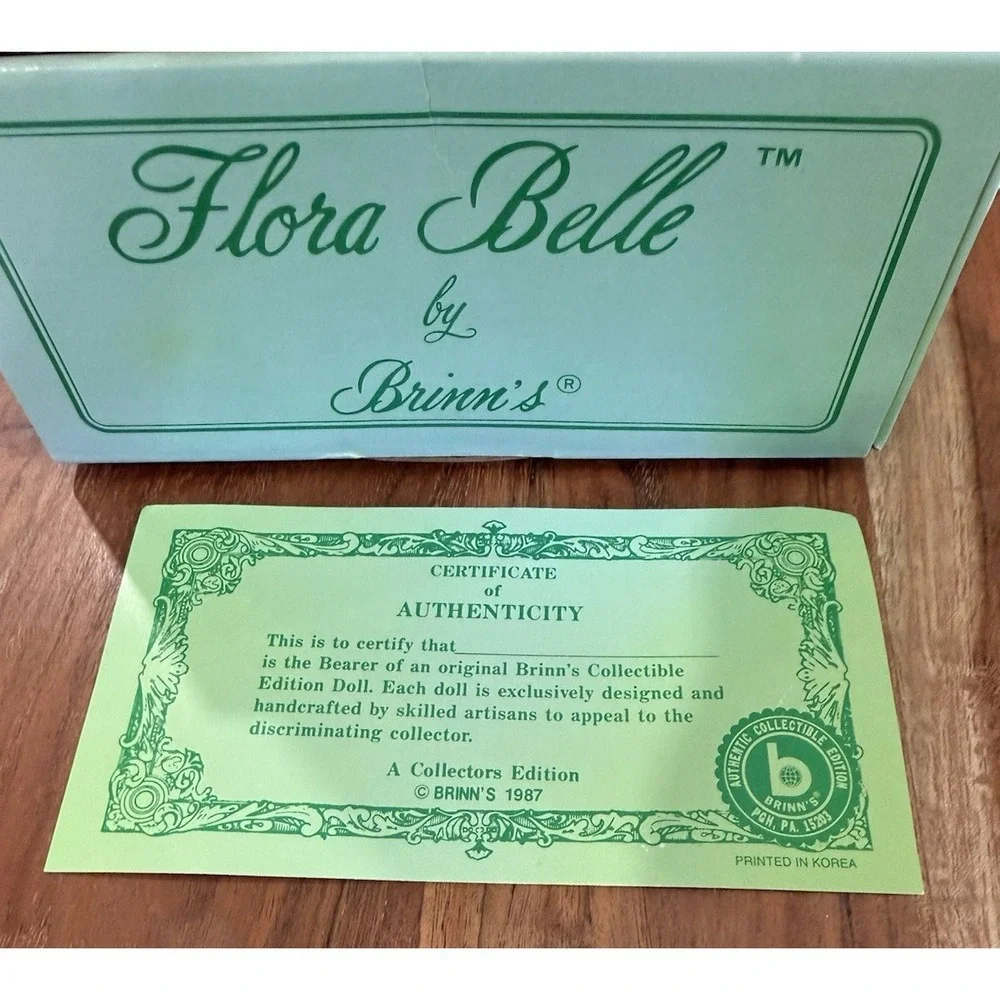 Brinns Vintage 1987 Flora Belle Miss Carnation Jan 14